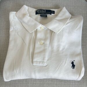 Polo by Ralph Lauren White Men’s Polo with Navy Pony